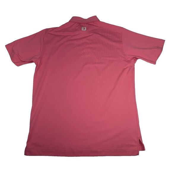 FootJoy FJ Men's Embroidered PGA Of America Performance Golf Polo Shirt Pink L - Picture 8 of 10